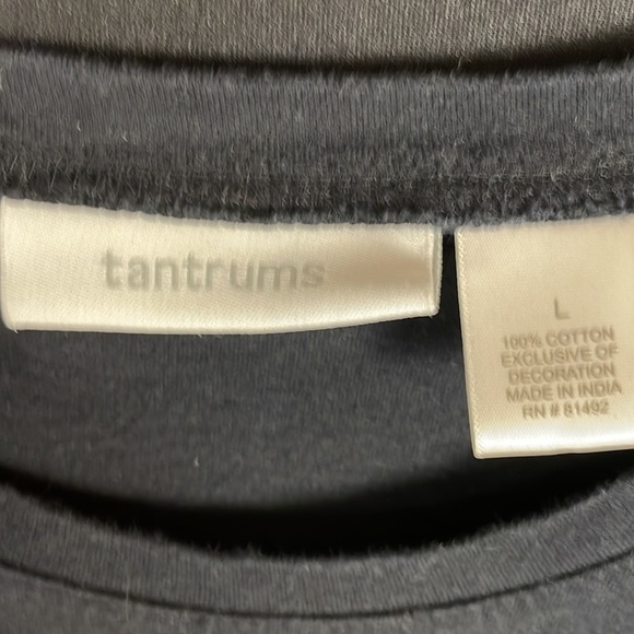 Tantrums women’s Halloween 3/4 sleeve crewneck t-shirt size large - Picture 2 of 10